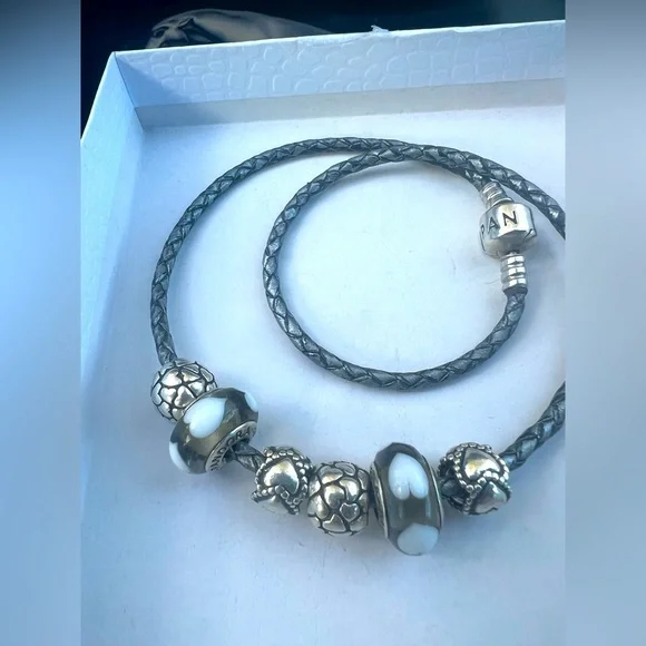 Authentic Pandora Charms & Bracelet - Picture 4 of 4